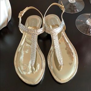 Gianni Bini gold sandals